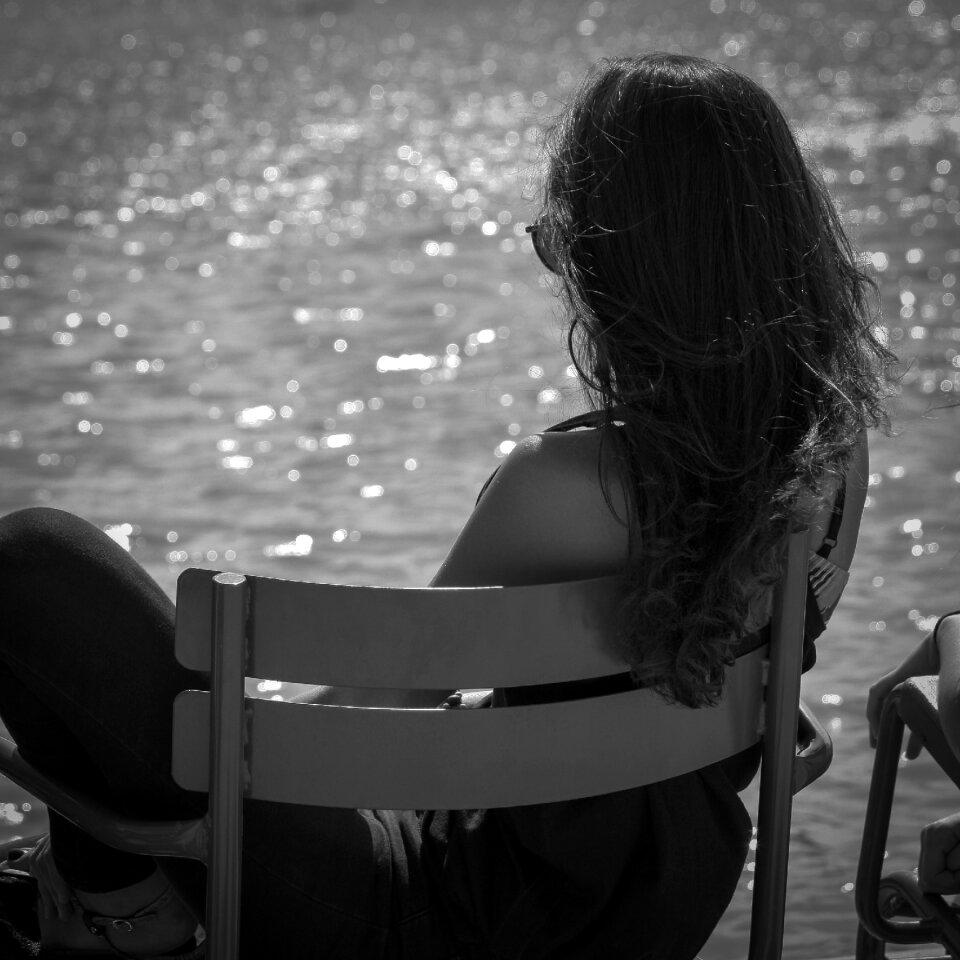 Young woman sun light