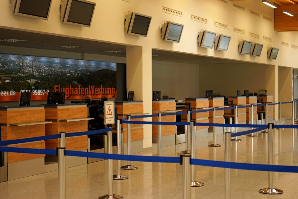 Aviation building departure
