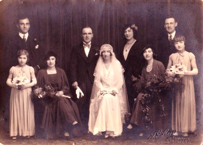 Wedding of Romulus Sanguineti and Beatrice Gibbons - 1931 photo