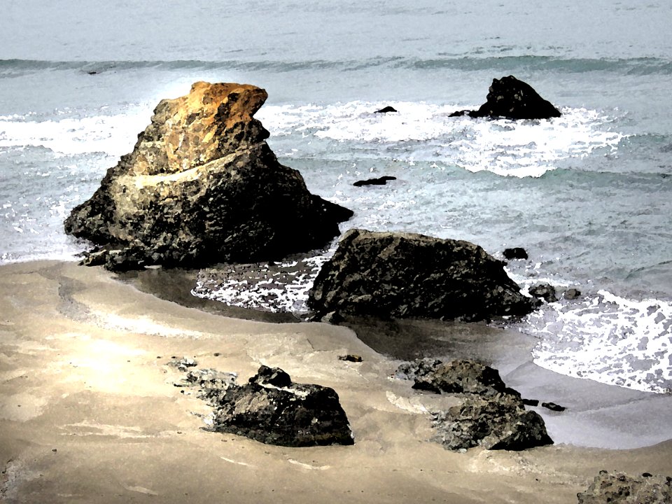 050 - Westport-Union Landing C G, CA Jul 27 - Aug 2 PHOTOSHOP WATERCOLOR