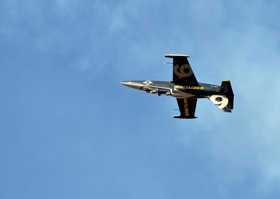 Fighter aircraft in flight breitling