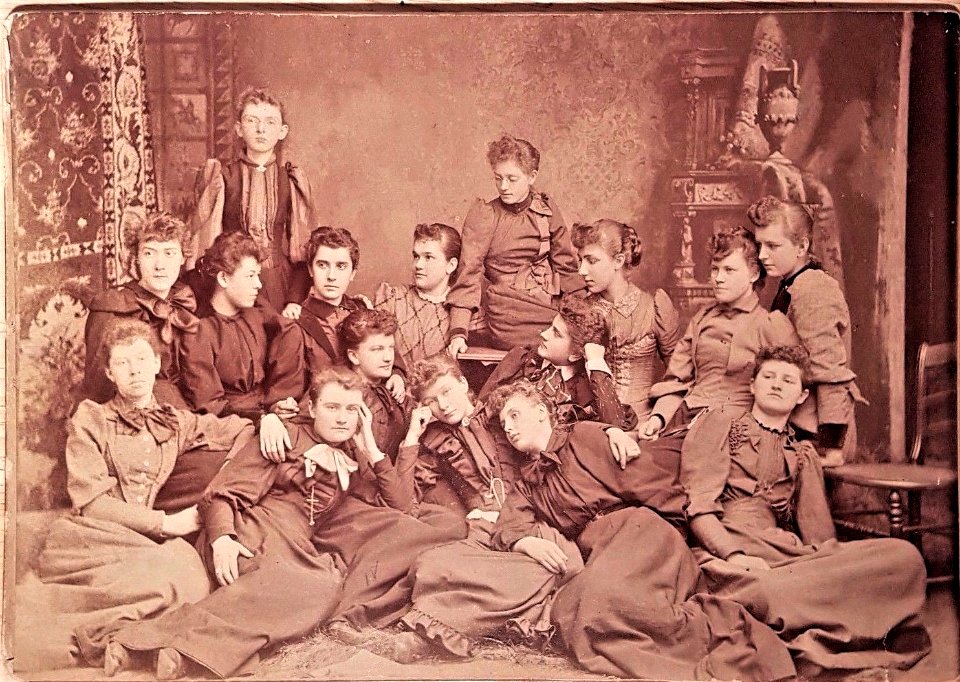 Group of young ladies in Schenevus, N.Y. - March 10, 1893