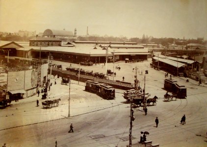 Central Railway Station, Sydney, Australia - circa 1905 when it was known as the Redfern Railway Station photo