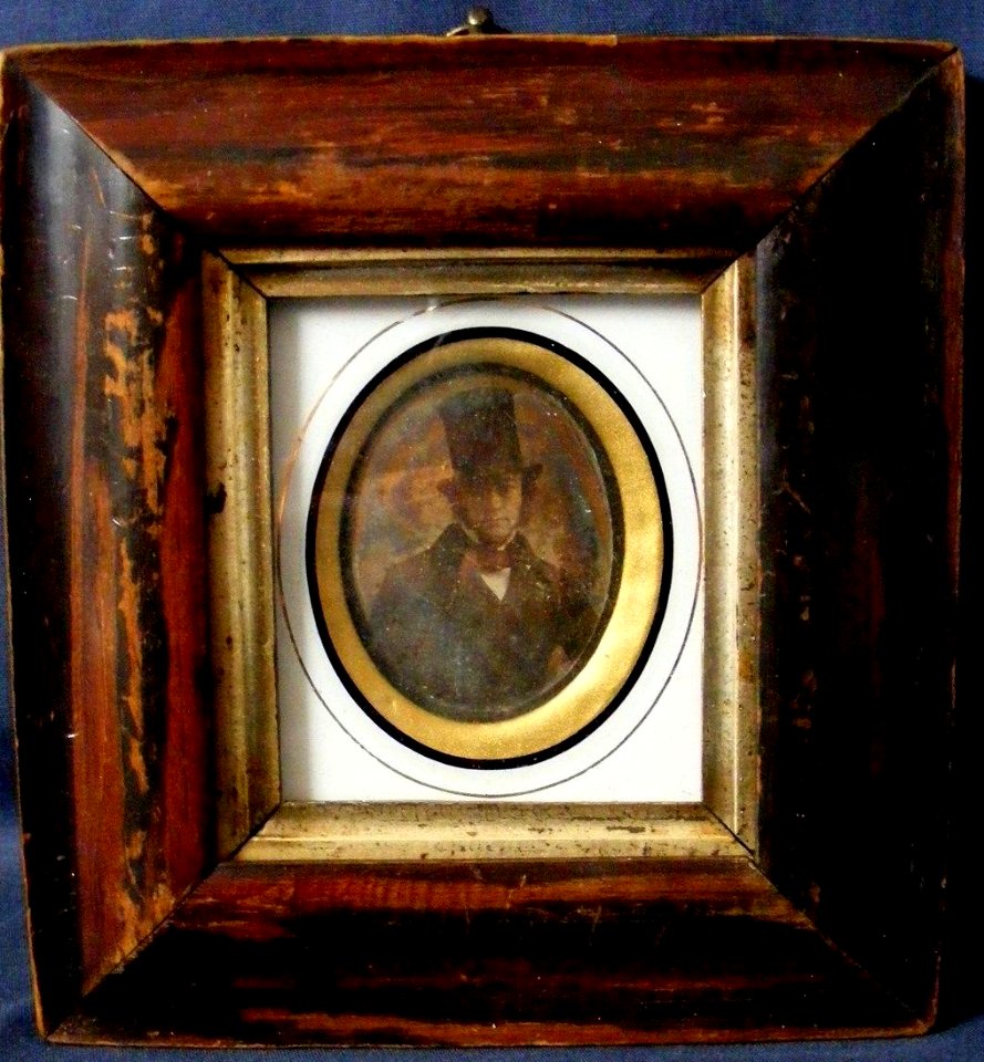 Cased photo of Charles George Ive