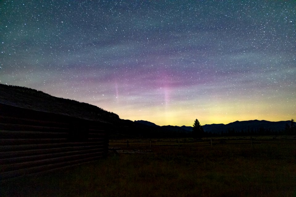 Northern lights over Slough Creek