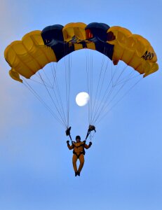 Army parachute team parachute photo