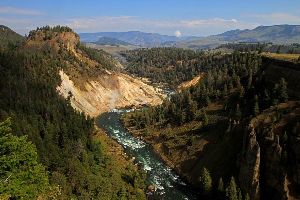 View from Calcite Springs Overlook