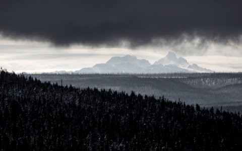 The Tetons from Craig Pass photo