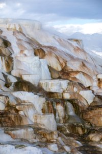 Canary Spring at Mammoth Hot Springs photo