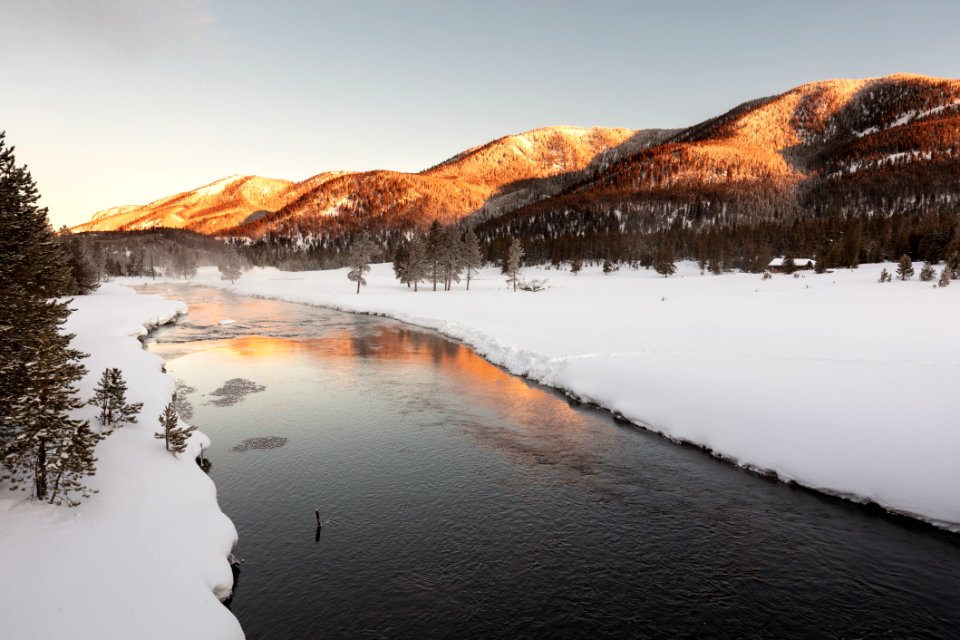 Sunrise over the Madison River