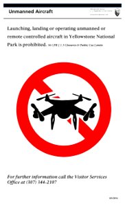 Unmanned Aircraft Prohibited