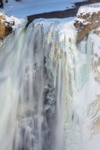 Lower Falls long exposure in winter