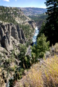Yellowstone River Canyon near Tower photo