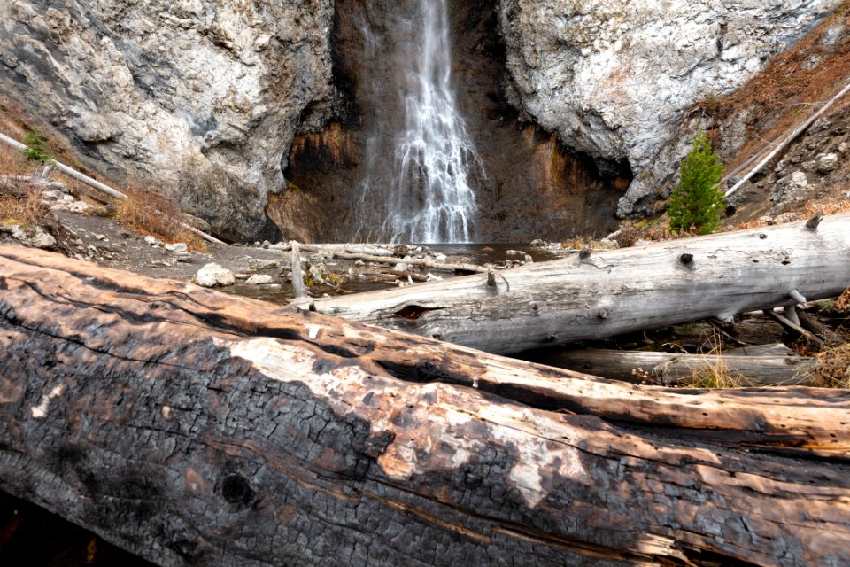 Log jam below Fairy Falls