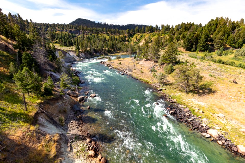 Yellowstone River from the bridge