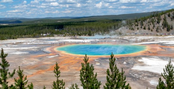 Grand Prismatic Spring from Overlook