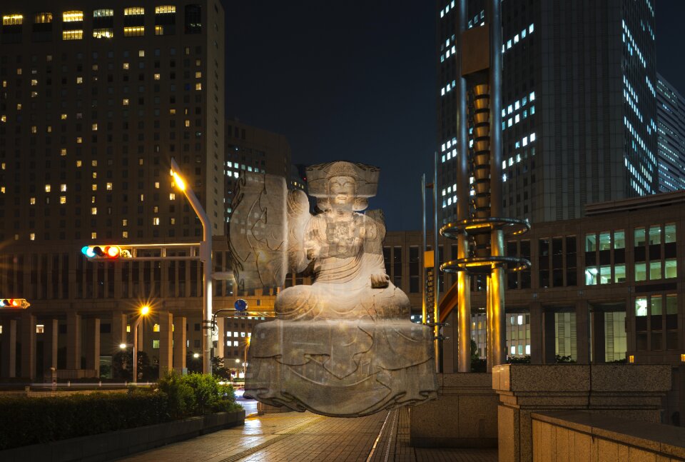 Night artwork sculpture