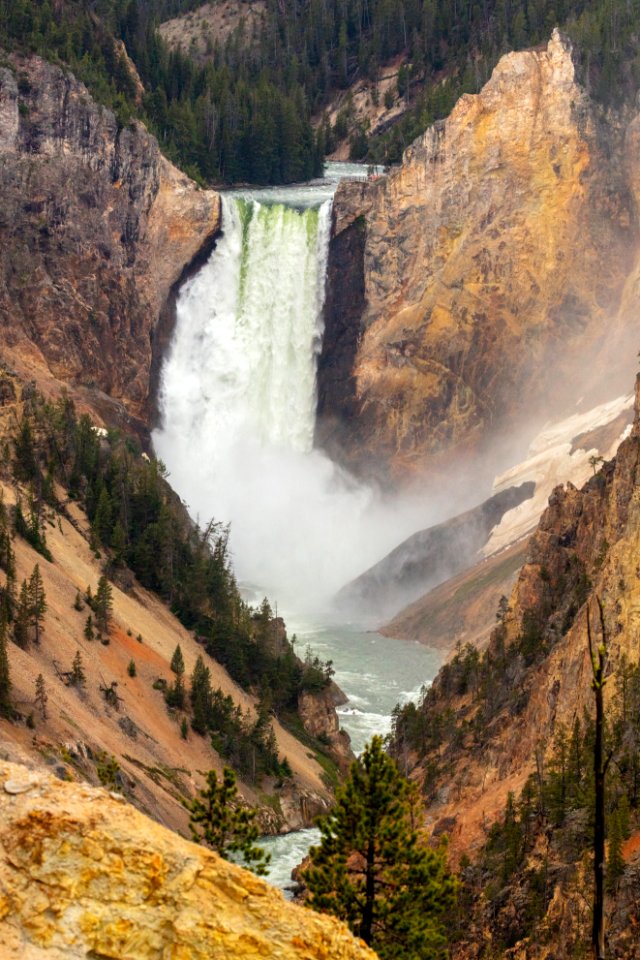 Lower Falls high flow from Artist Point