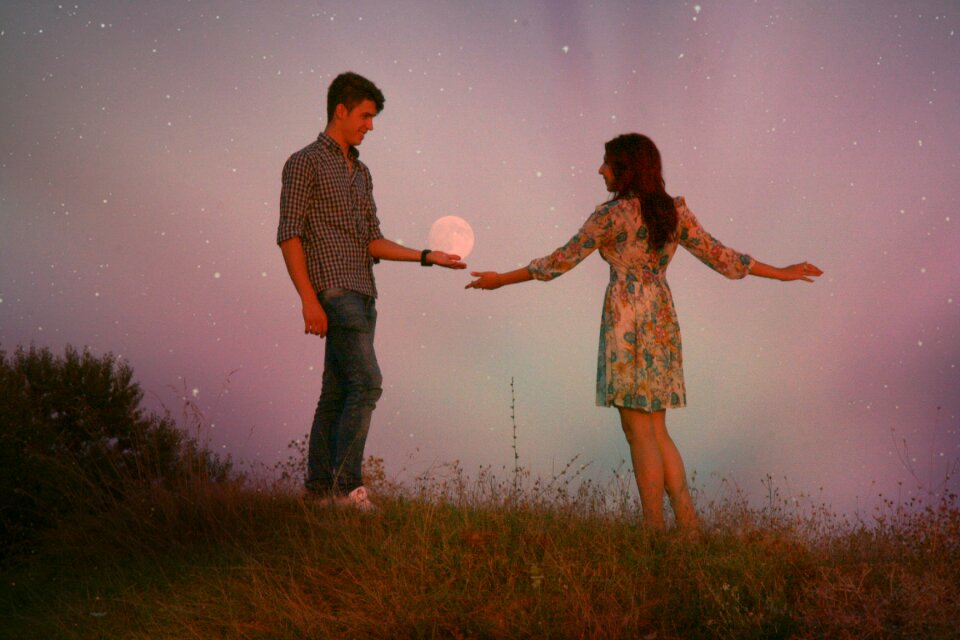 In the evening love romance