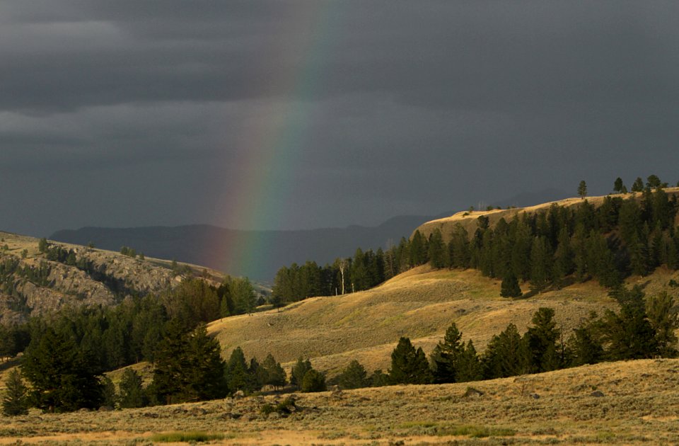 Rainbow at Junction Butte