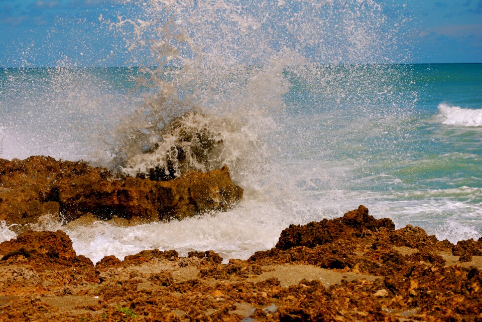 Water blue nature