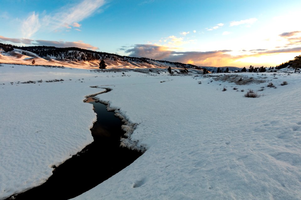 Spring sunrise near Blacktail Ponds