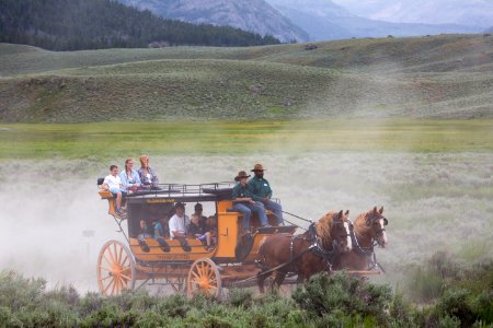 Stagecoach ride from Roosevelt