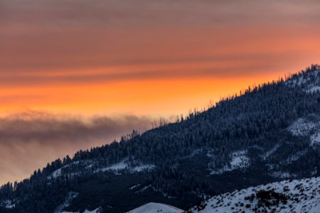 Sunset over Bunson Peak photo