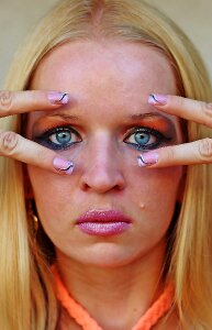 Make-up woman makeup photo