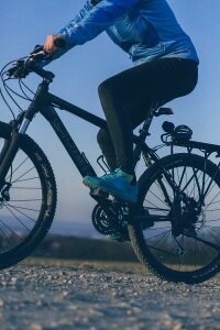 Sporty transalp bicycle tour