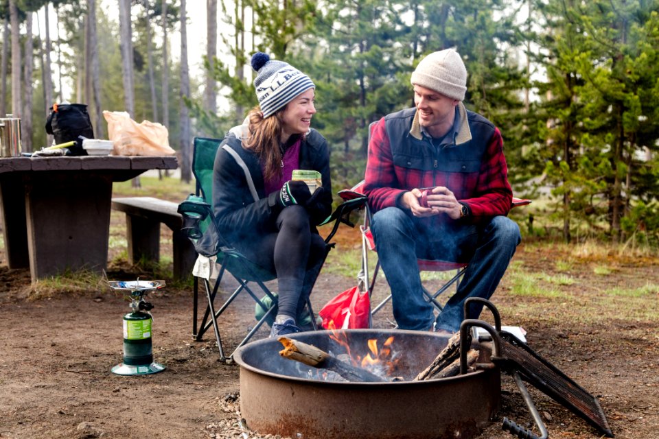 Morning Coffee at Madison Campground