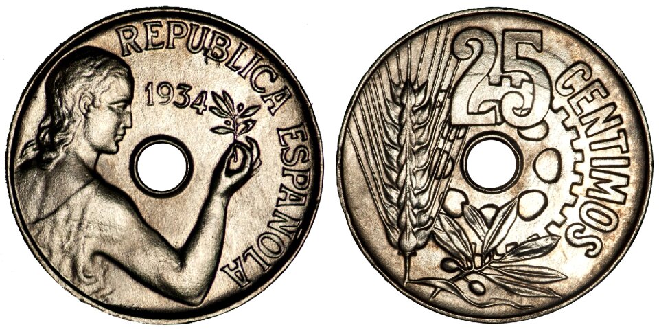Hole currency money