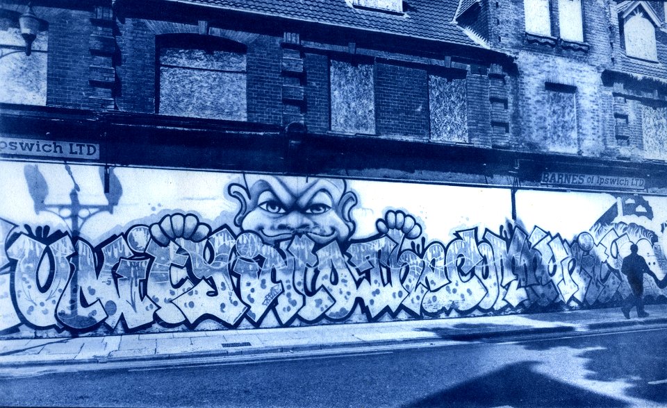 Cyanotype. Barns of Ipswich