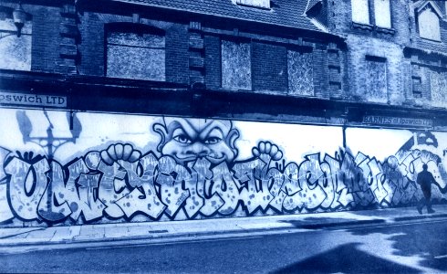 Cyanotype. Barns of Ipswich