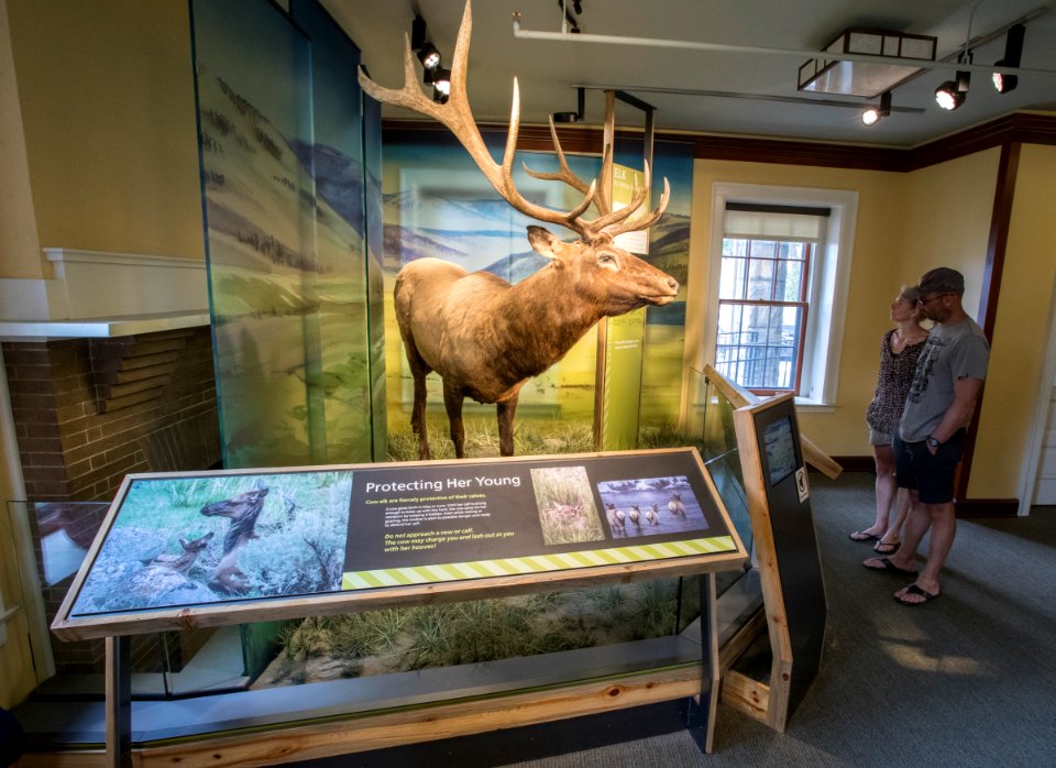 Exhibits in the Albright Visitor Center