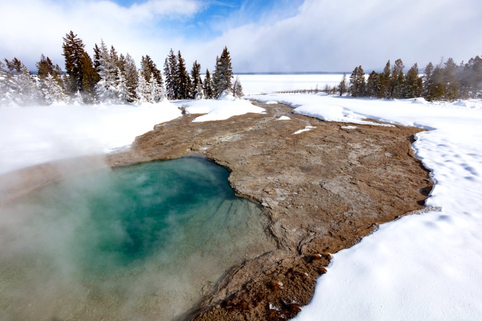 Ledge Spring on a cold afternoon
