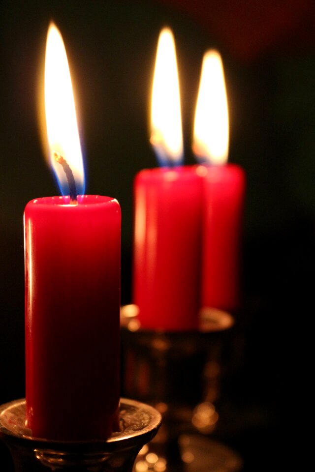 Flame wax wax candle
