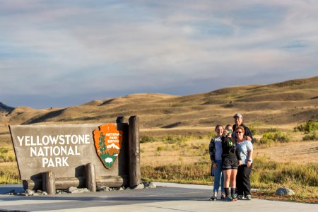 Taking photos at the North Entrance