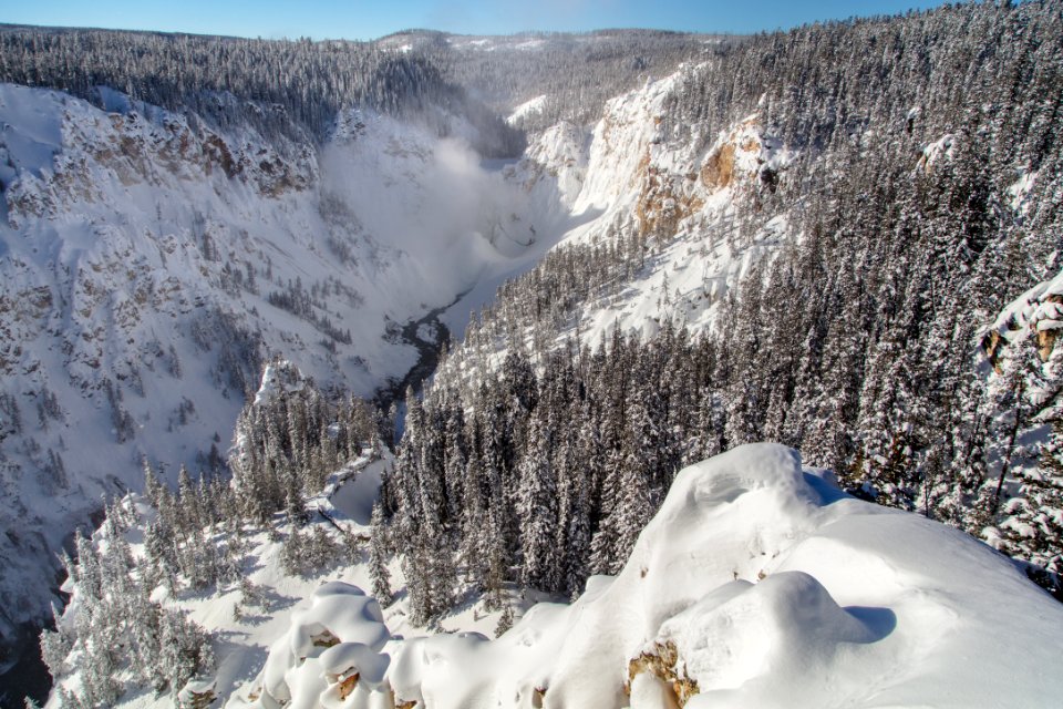 Views of Lower Falls from Inspiration Point photo