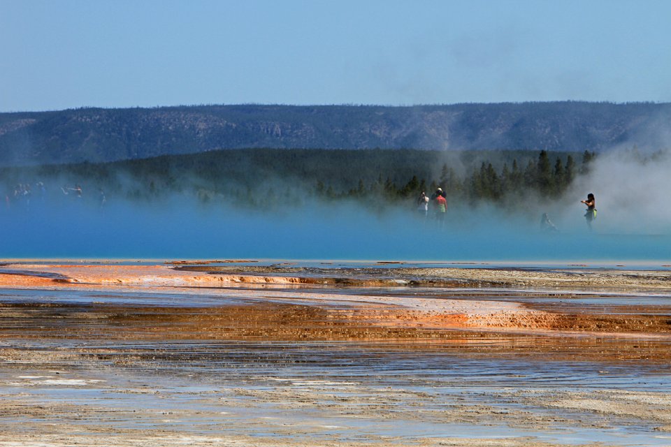 Visitors at Grand Prismatic