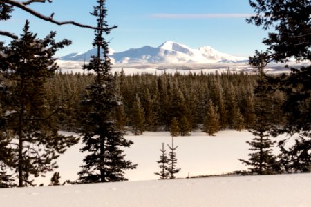 Mt. Holmes viewed along the Madison River