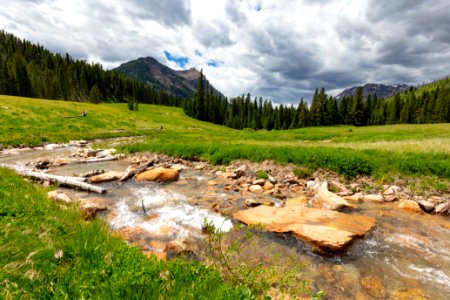 Soda Butte Creek McLaren Mine restoration site photo