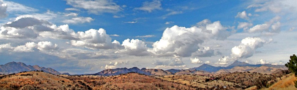 VIEW FROM THE HOUSE  (2-15-2017) WATERCOLOR  via Photoshop (3)