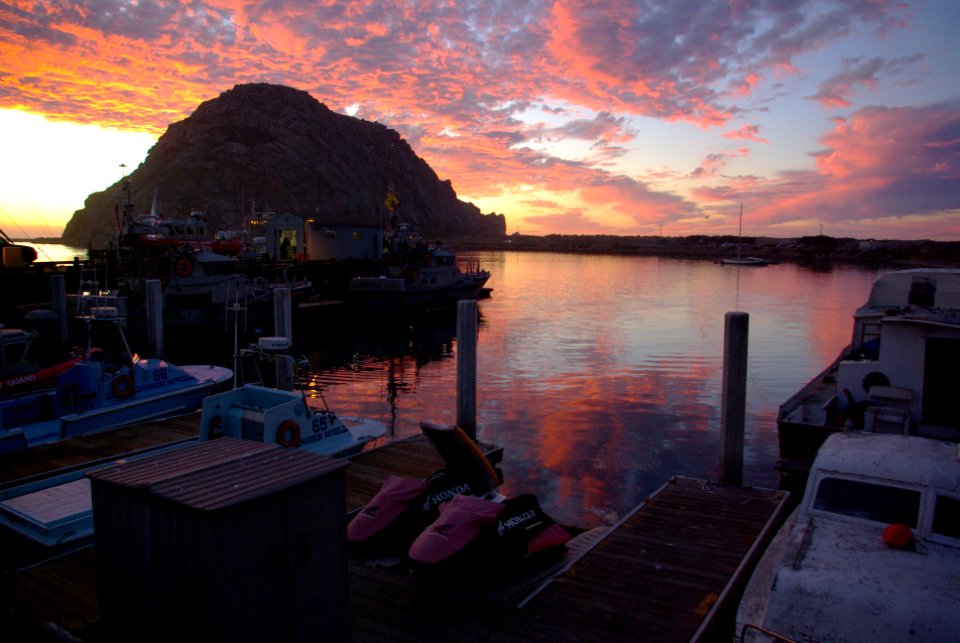 MORRO BAY SUNSET -1