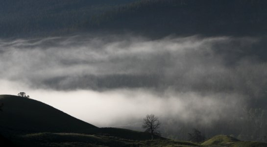 Clouds in Soda Butte Valley photo