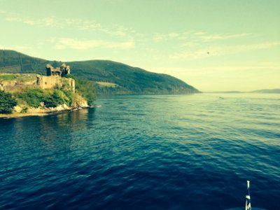 St Columba and the Loch Ness Monster , a photo poem photo