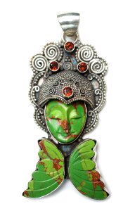 Goddess asian garnet