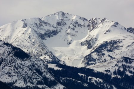 East face of Electric Peak photo