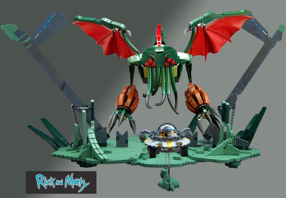 LEGO® Rick and Morty: Cthulu (from the opening theme song)
