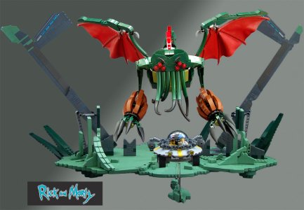 LEGO® Rick and Morty: Cthulu (from the opening theme song)